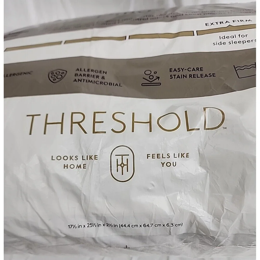 Threshold  Machine Washable Extra Firm Performance Bed Pillow -Standard/Queen